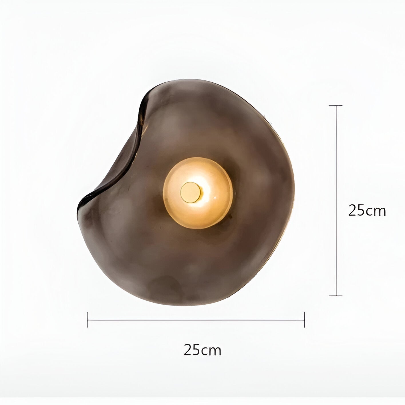 Moderne Glas Scandinavische Minimalistische LED Wandlamp – Sfeervolle Wandverlichting voor Interieurs