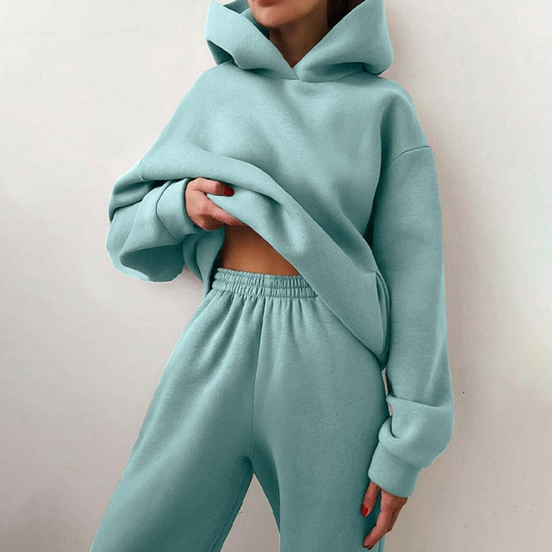 Damen Jogginganzug – Bequem & Weiches Innenfutter