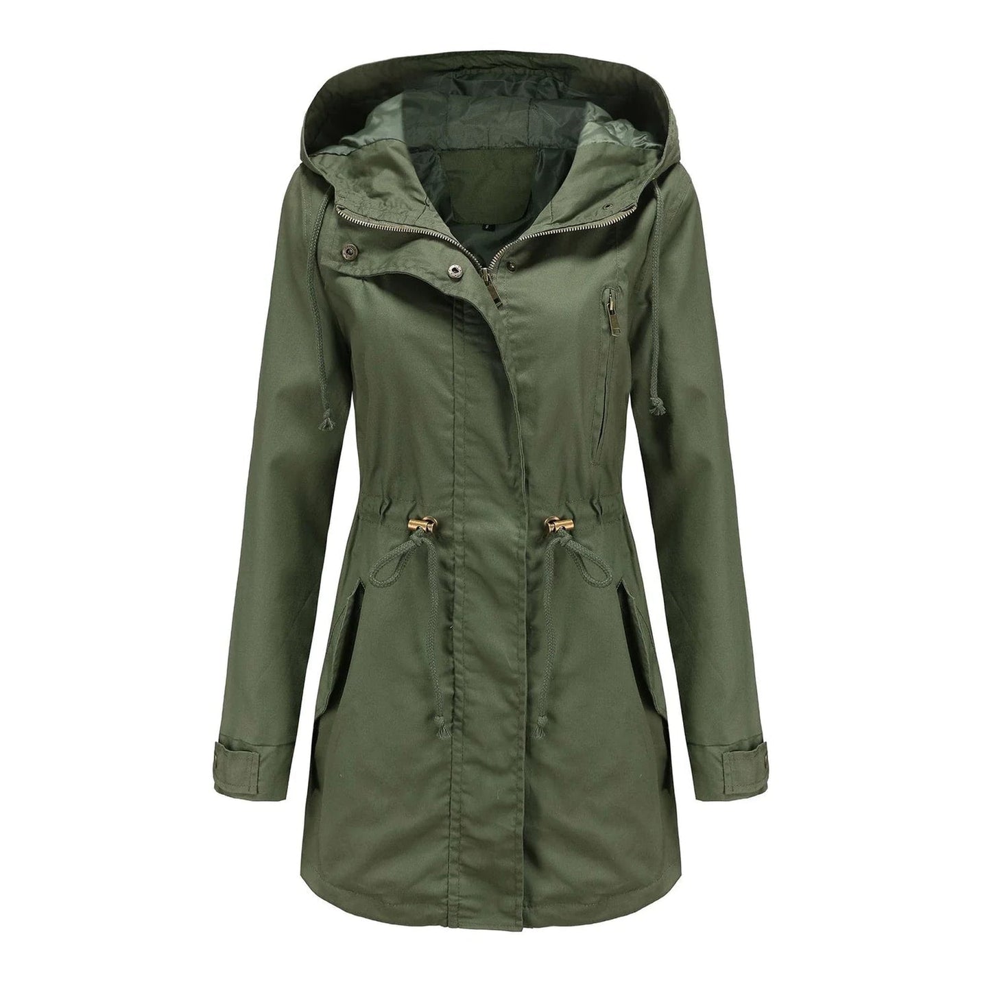 Damen Elegante Wasserdichte Regenjacke für Outdoor-Aktivitäten