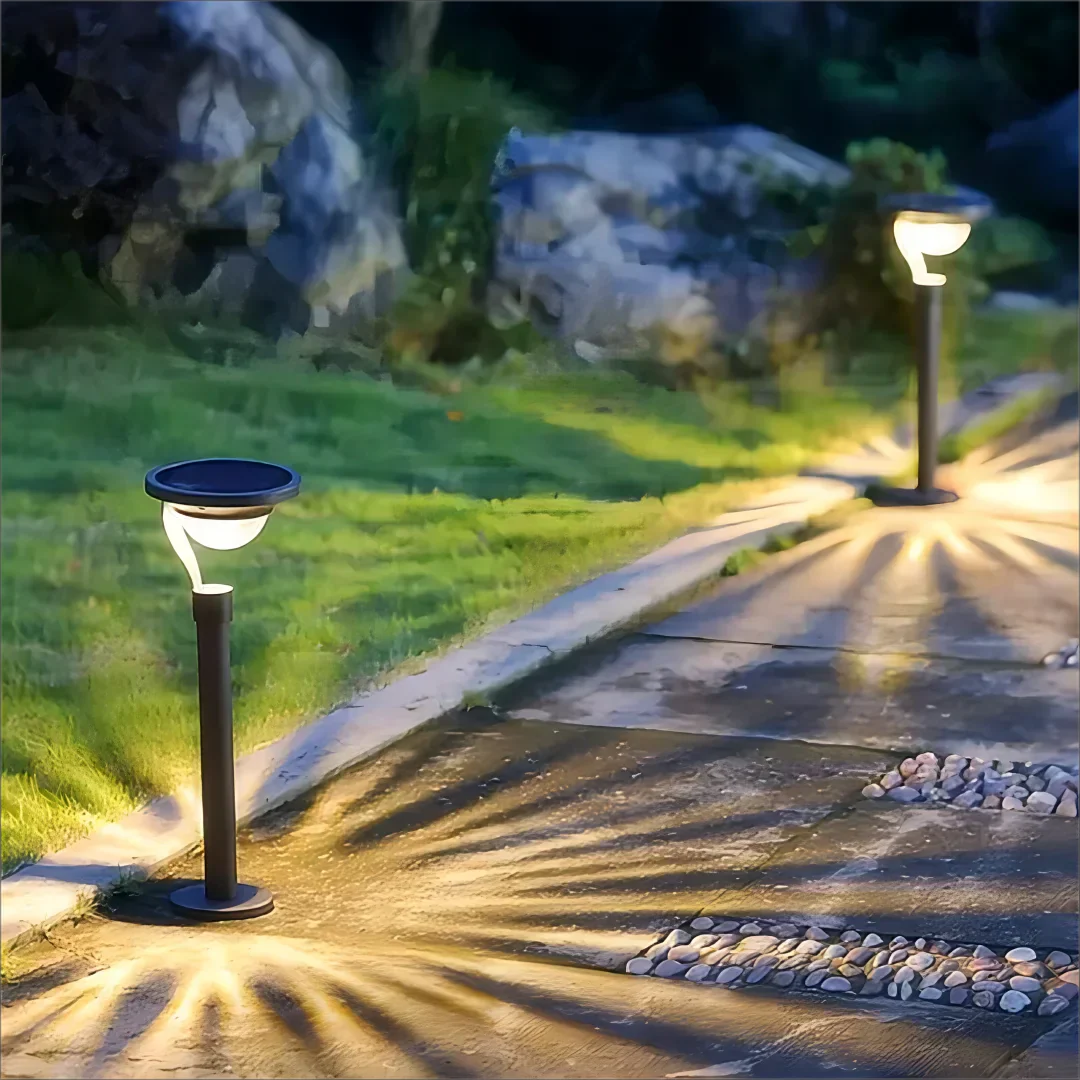 Solar Lamp voor Buiten – Zonne-energie Verlichting voor Tuin, Terras en Ingang