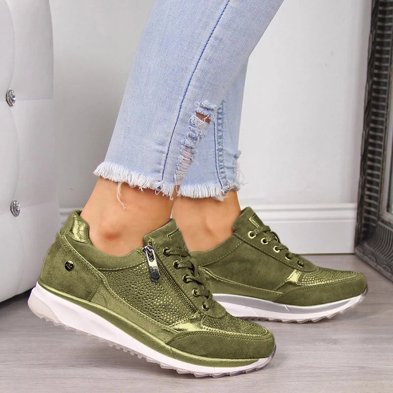 Dita – Ergonomische Wandelschoenen voor Dames | Comfortabel & Stevig | Suède