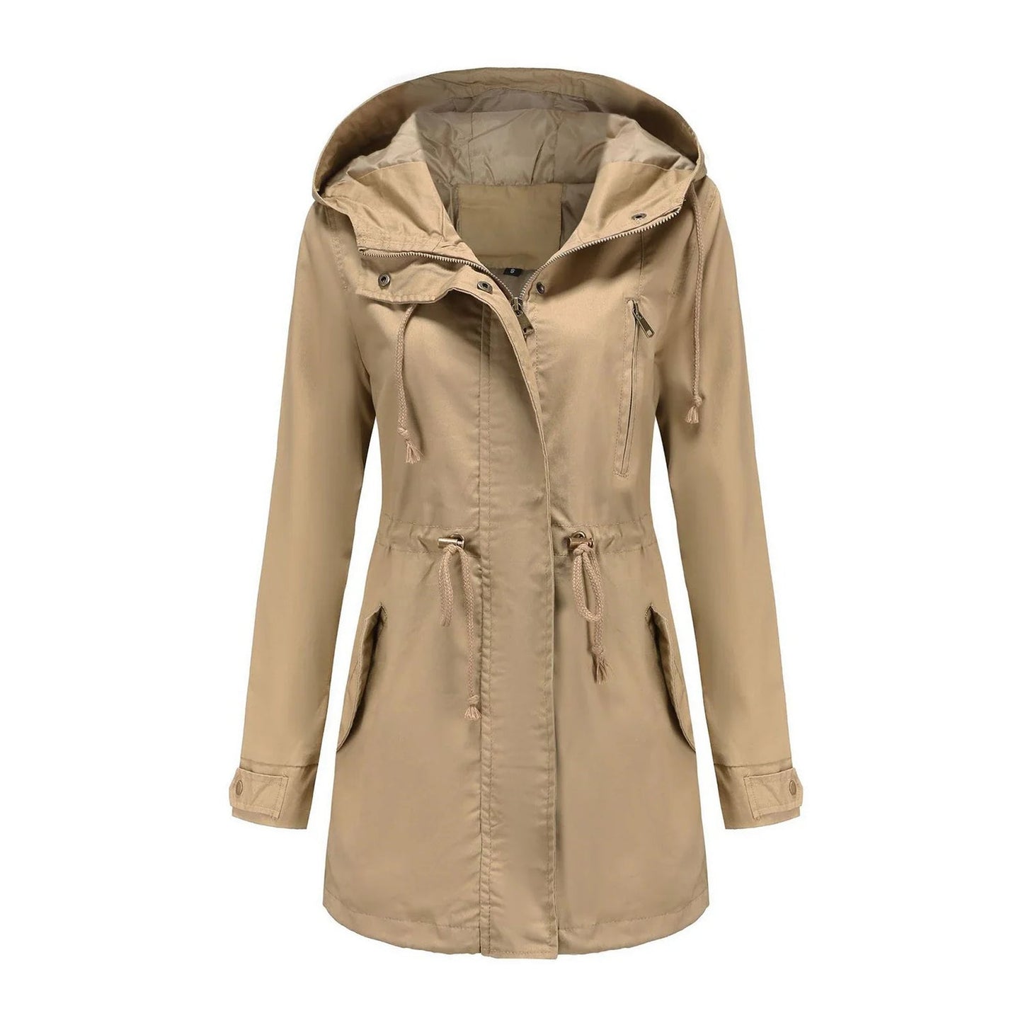 Damen Elegante Wasserdichte Regenjacke für Outdoor-Aktivitäten