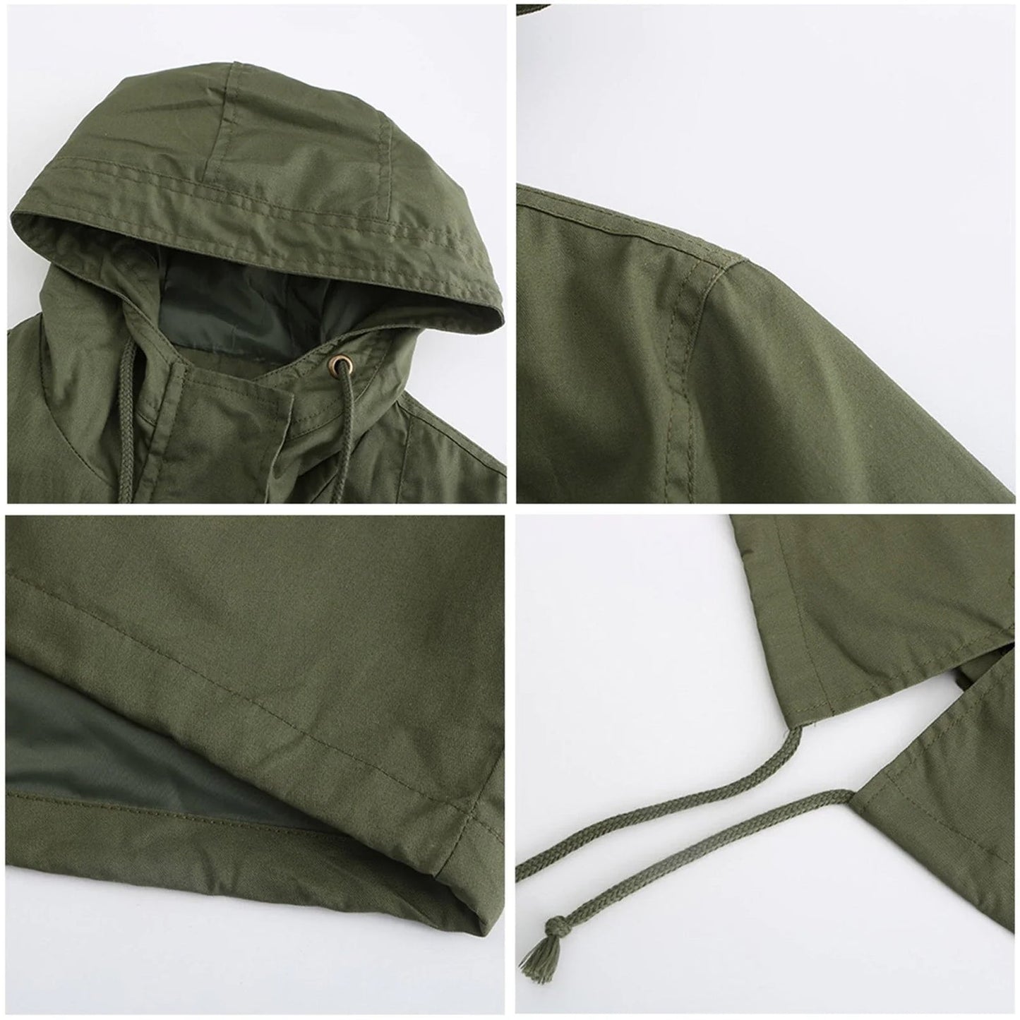 Damen Elegante Wasserdichte Regenjacke für Outdoor-Aktivitäten
