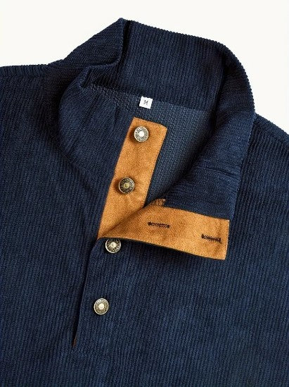 Heren Trui met Lange Mouwen – Comfortabel en Warm voor Herfst & Winter