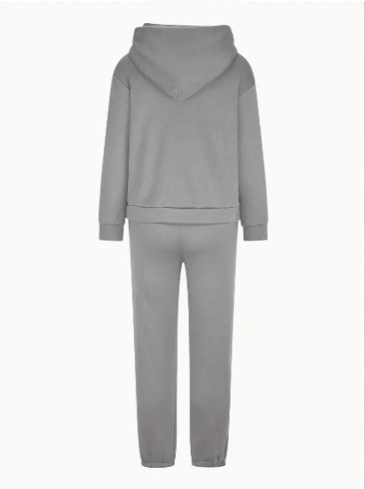 Dames Joggingpak met Hoodie en Lange Mouwen – Casual & Comfortabel