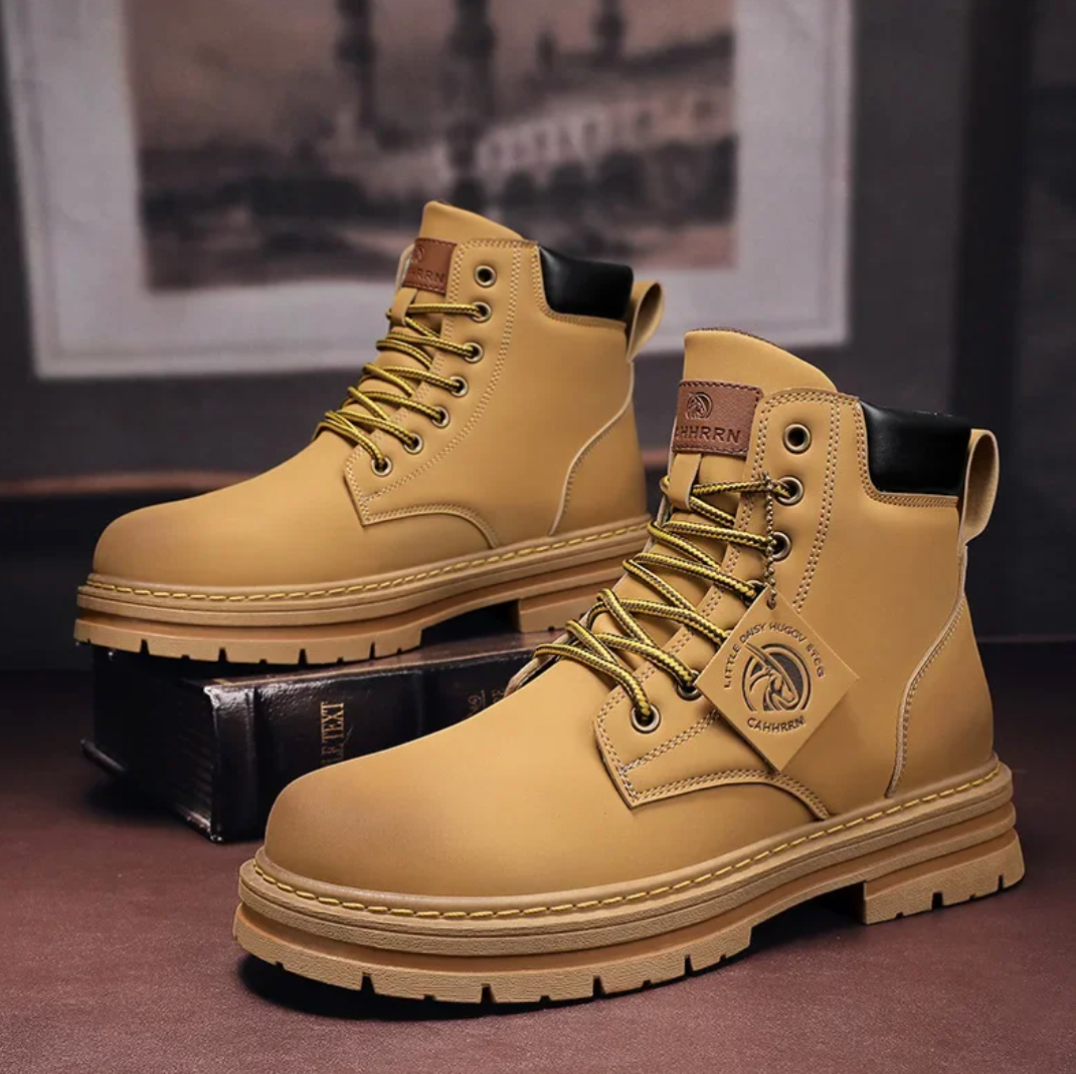 Heren Hoge Enkelboots – Stevig & Stijlvol – Outdoor & Streetwear