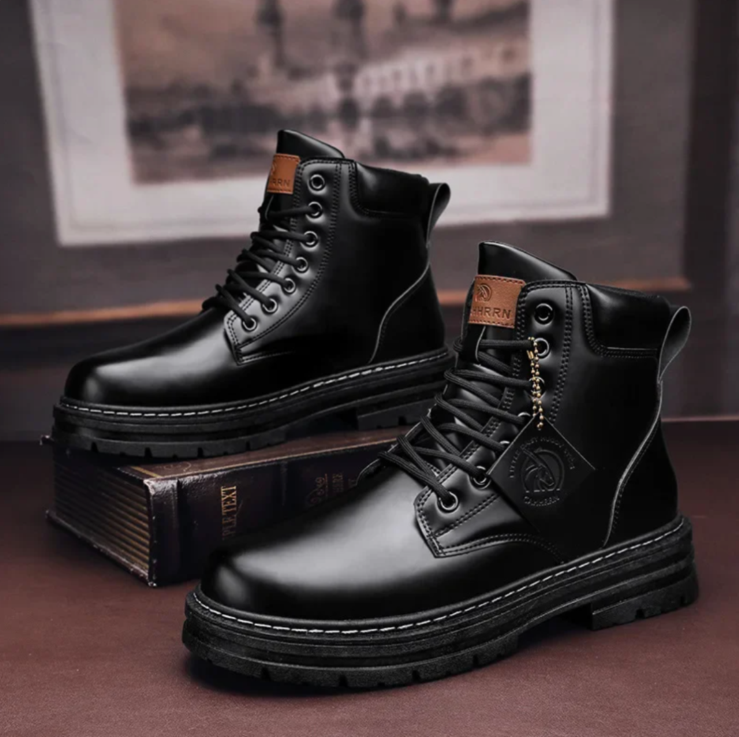 Heren Hoge Enkelboots – Stevig & Stijlvol – Outdoor & Streetwear