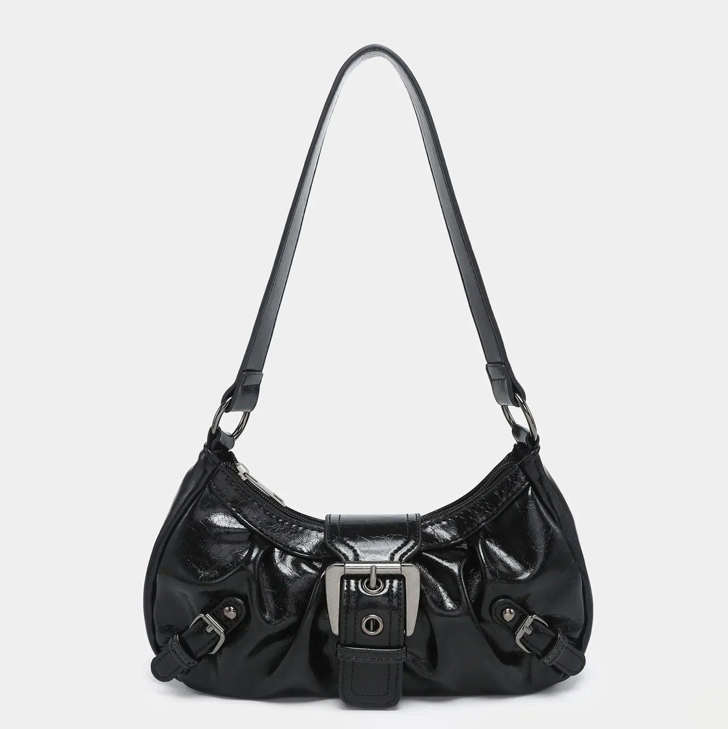 Vintage Saddle Bag – Y2K Schoudertas met Studs