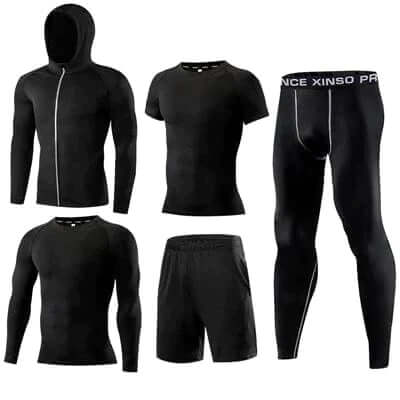 Heren Fitness Trainingspak – Sneldrogend & Elastisch
