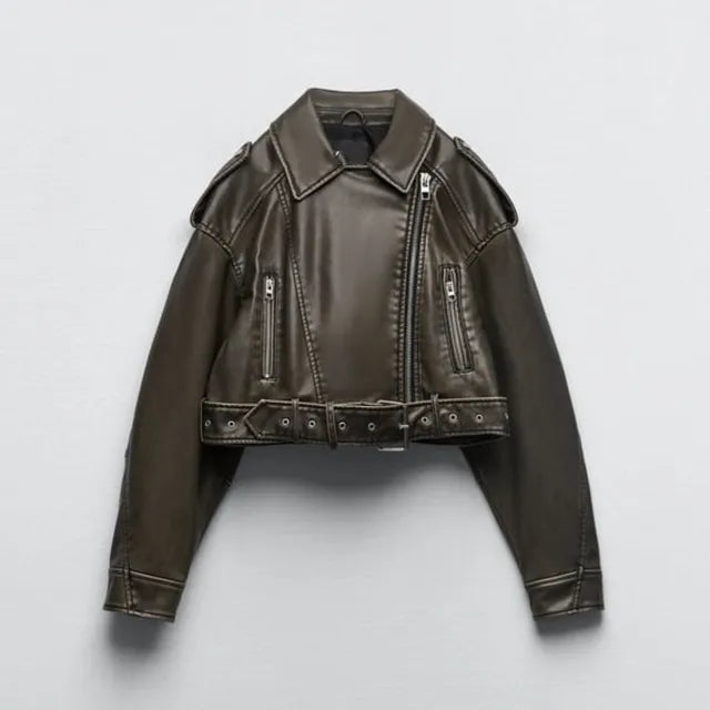 MynaMode | Korte Bikerjas voor Dames – Modern & Stijlvol