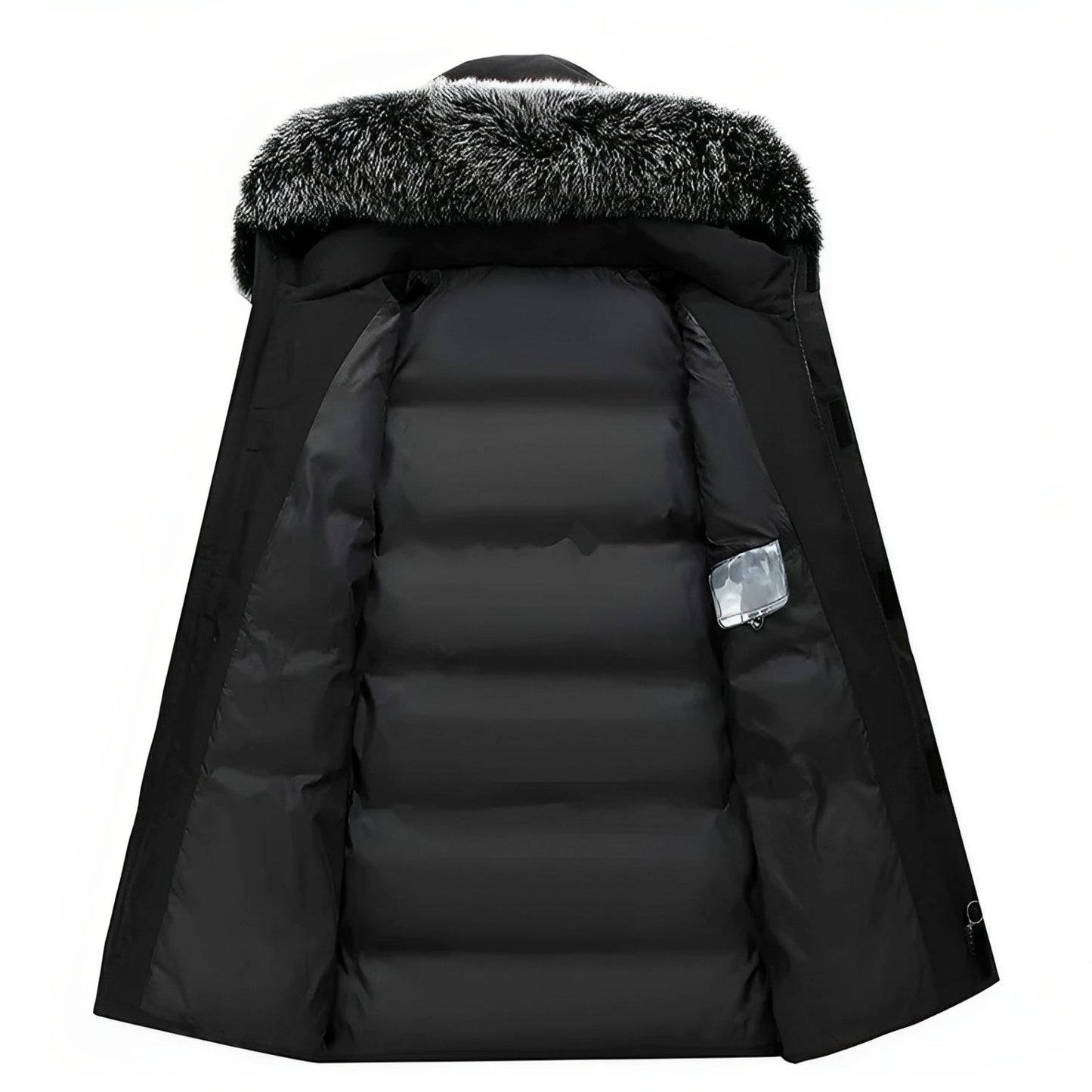 Warme Winterjas met Capuchon en Imitatiebont