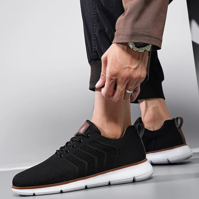 Ademende Heren Sneakers – Lichtgewicht en Comfortabel