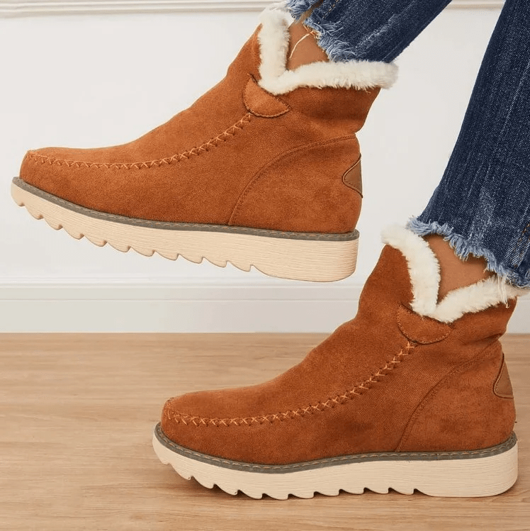 Super Comfortabele & Warme Dames Winterlaarzen – Antislip & Zacht Gevoerd