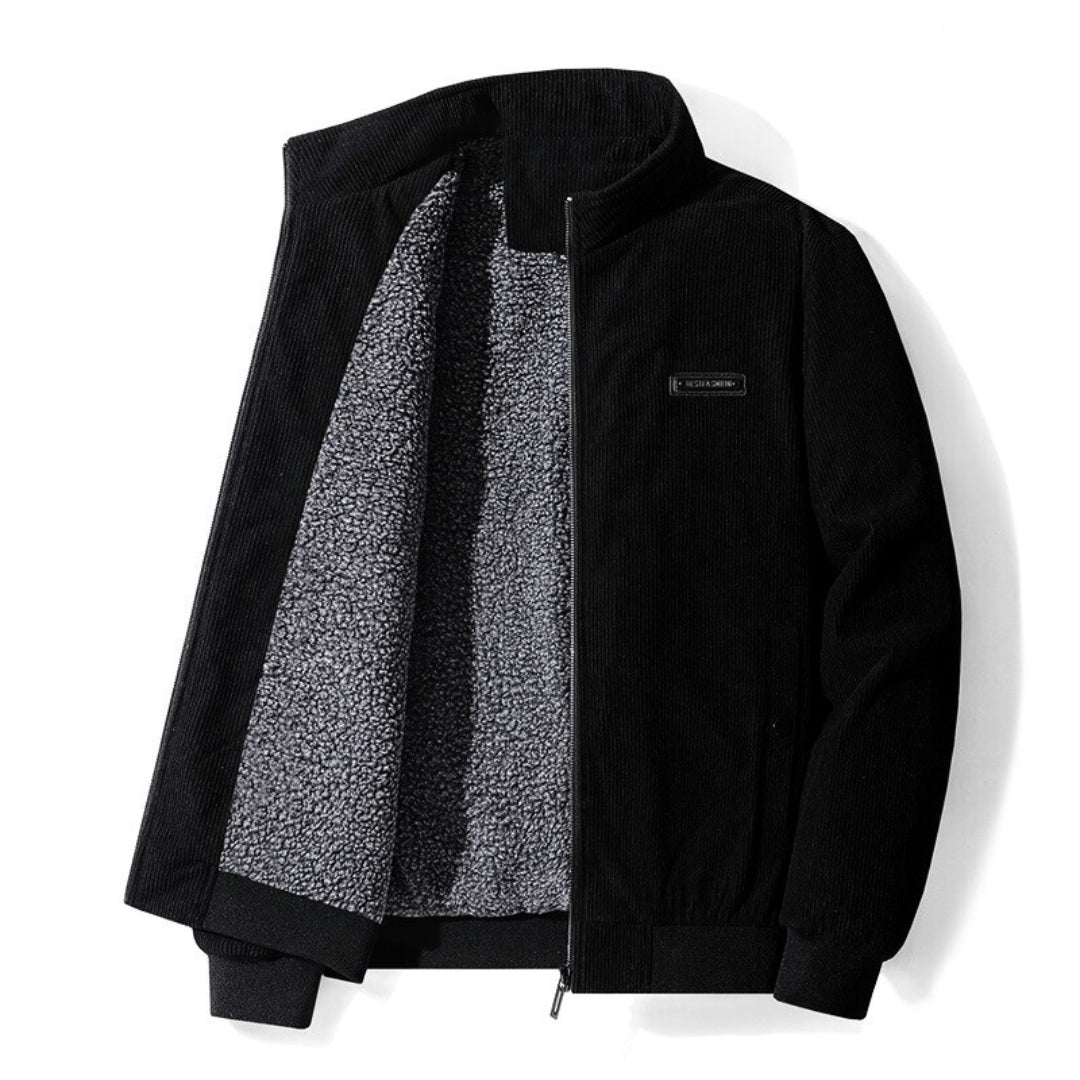 Winddichte Corduroy Jas Heren – Warm & Stijlvol voor Herfst en Winter
