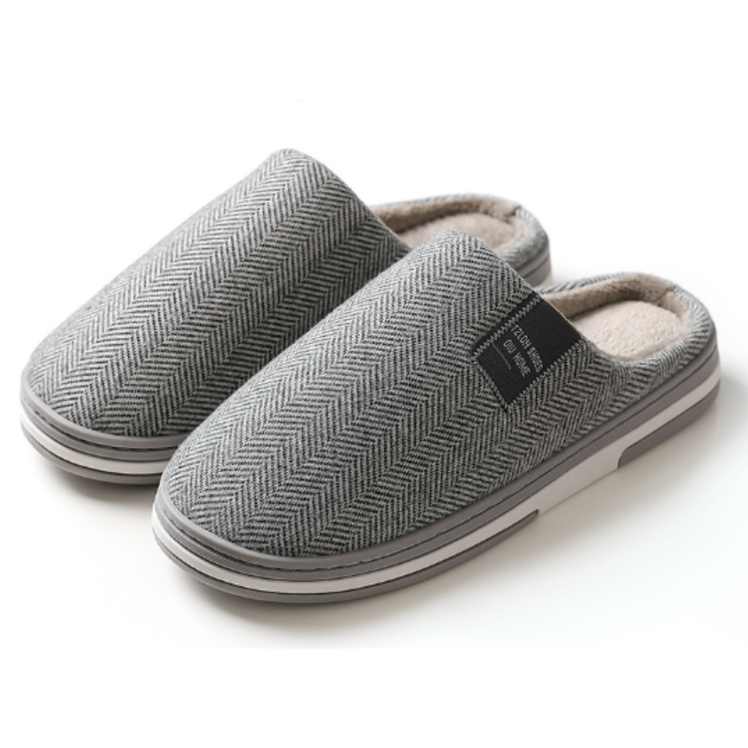 Comfortabele Heren Pantoffels – Zacht, Warm & Antislip