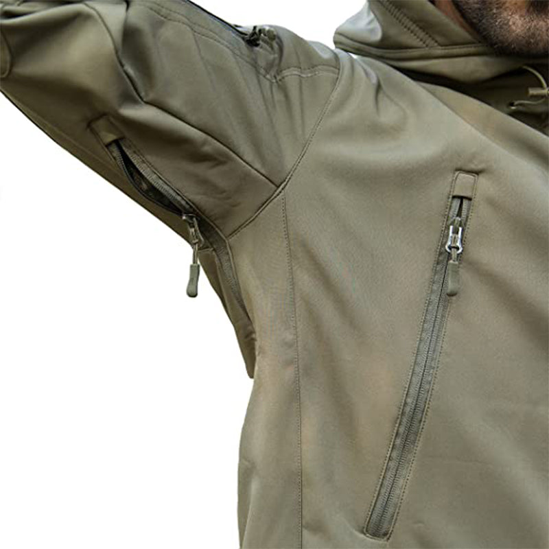 Tactische Softshell Jas voor Heren – Waterdicht & Winddicht Outdoorjack
