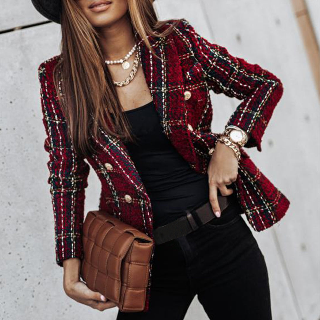 Dames Blazer met Klassieke Enkele Sluiting