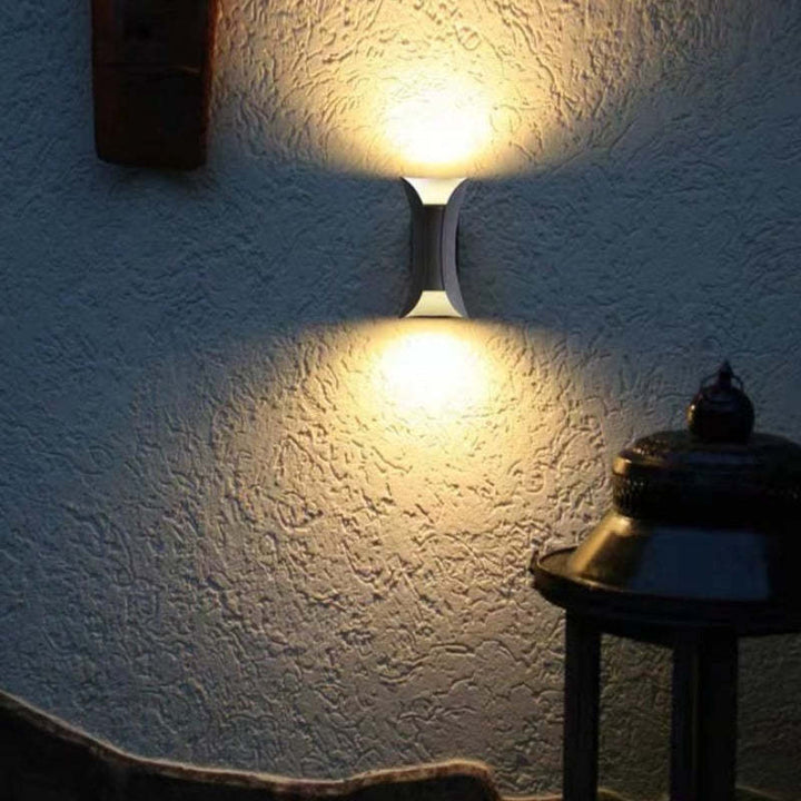 Waterdichte Buiten LED Wandlamp – IP65 Aluminium & Glas – Moderne Gevelverlichting voor Tuin & Gang