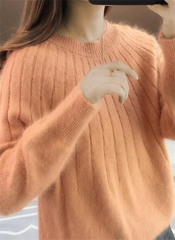 Zachte Kasjmier Gebreide Trui voor Dames – Warm & Elegant voor Herfst en Winter