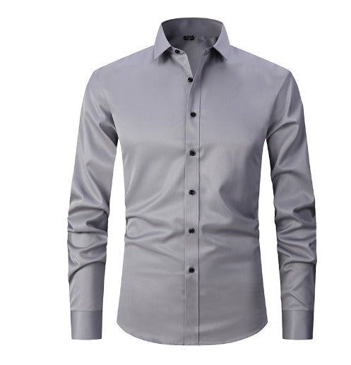 Heren Stretch Overhemd – Strijkvrij & Ultiem Comfort