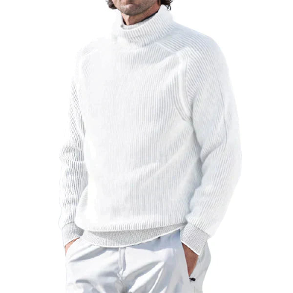 Heren coltrui met ribstructuur – Tijdloze winterstijl – Warm en stijlvol
