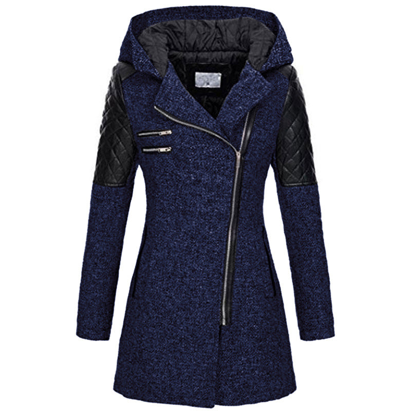 Vintage Lange Winterjacke Damen – Warm & Stilvoll für Herbst/Winter