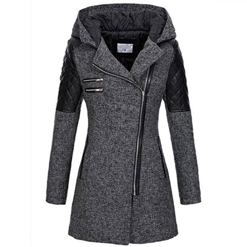 Vintage Lange Winterjacke Damen – Warm & Stilvoll für Herbst/Winter