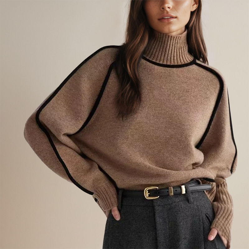 Luxe Damestrickpullover – Eleganter Gestrickter Pullover mit Zeitlosem Design