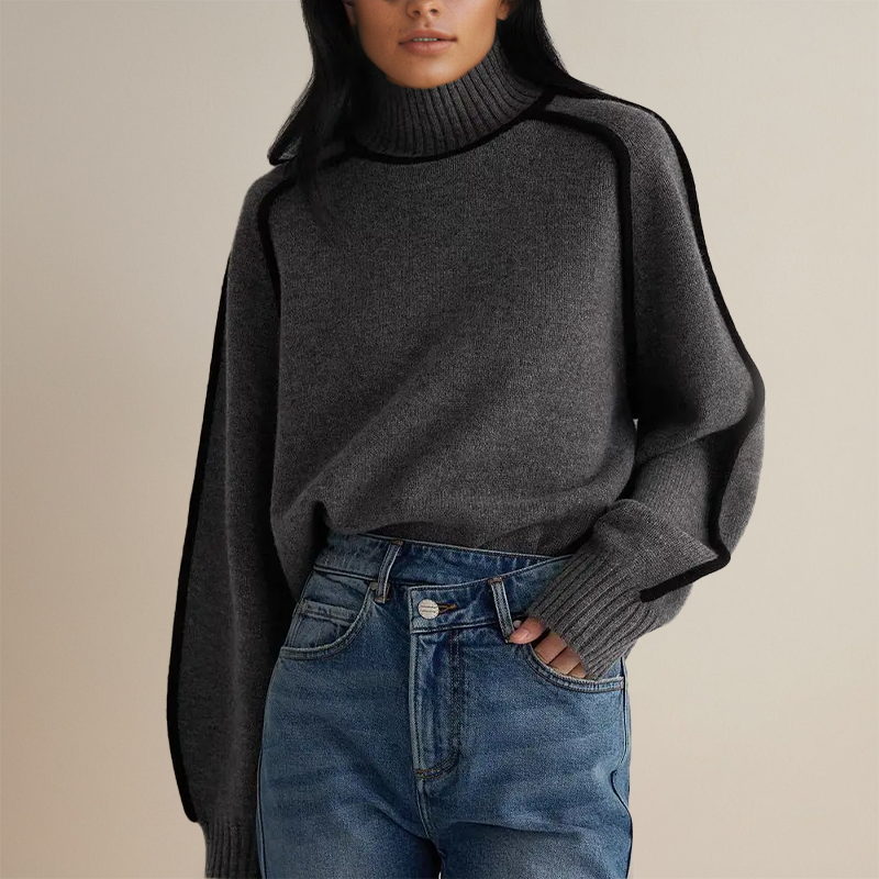 Luxe Damestrickpullover – Eleganter Gestrickter Pullover mit Zeitlosem Design