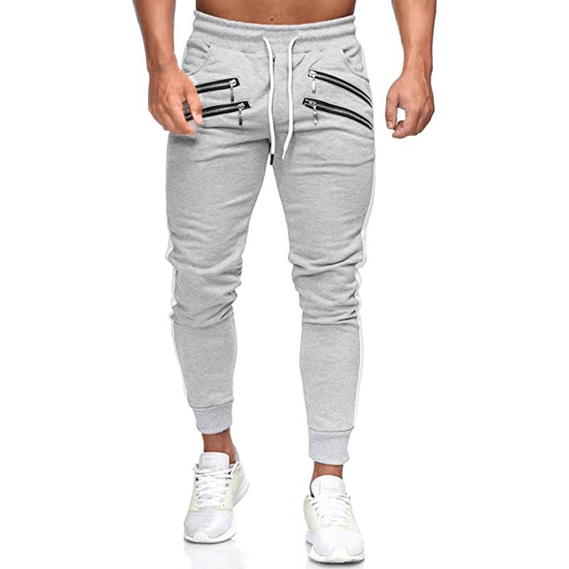 Bequeme Jogginghose für Herren mit Reißverschlusstaschen