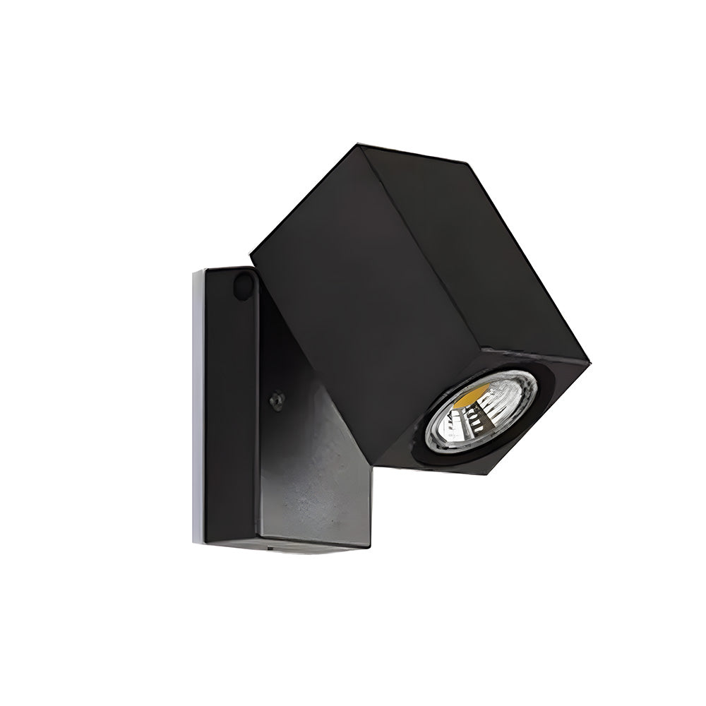 Modern Black Outdoor Rotatable Wall Lamp