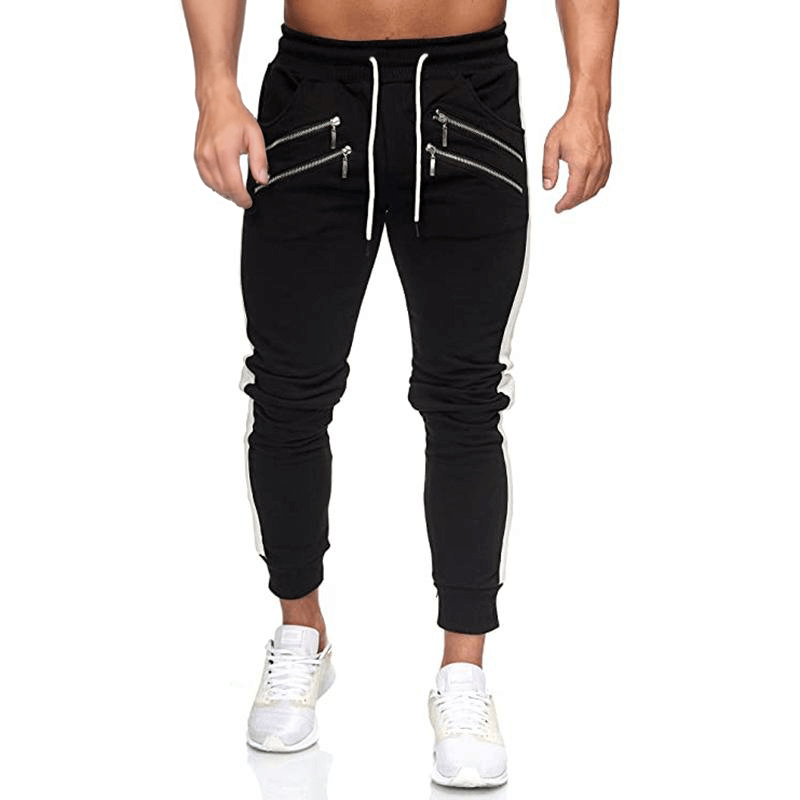 Bequeme Jogginghose für Herren mit Reißverschlusstaschen