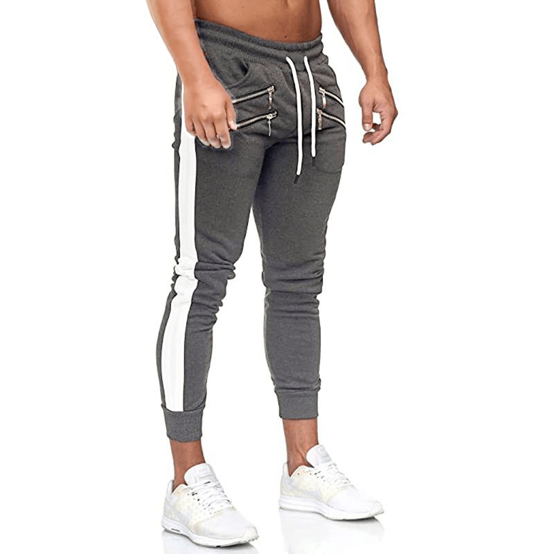 Bequeme Jogginghose für Herren mit Reißverschlusstaschen