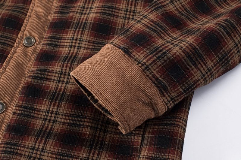 Herenjas met fleecevoering en ruitpatroon – Outdoorstijl