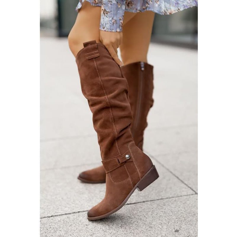 Hoge Dameslaarzen – Modieuze Boots met Comfortabele Pasvorm