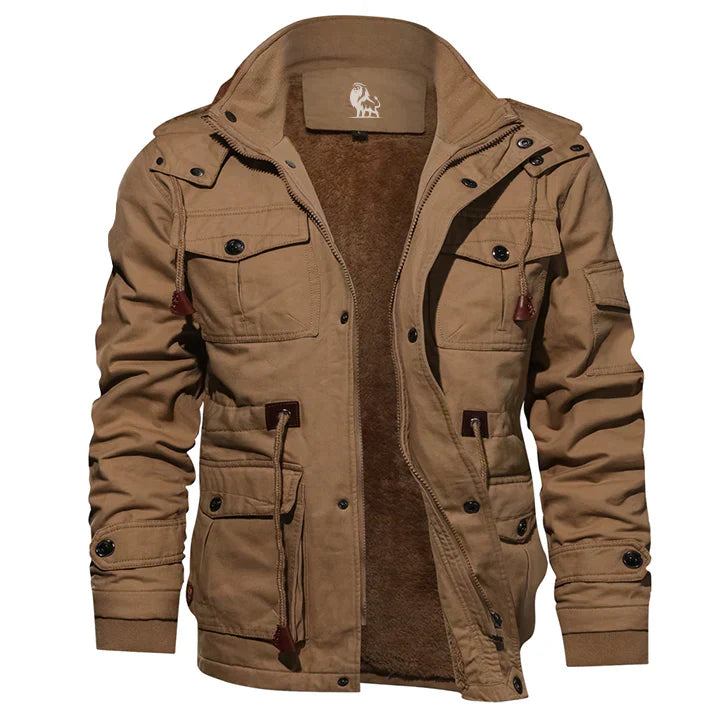 Herenjas met Capuchon – Dikke Katoenmix – Warm Gevoerd – Winterjas