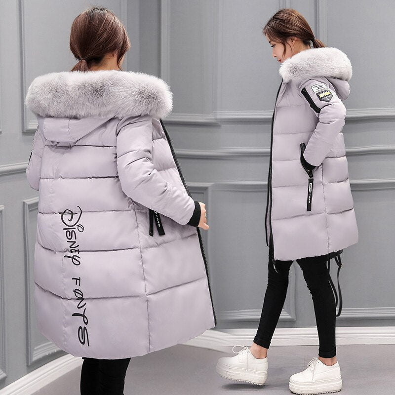 Dames Winterjas met Capuchon en Rits - Warm en Comfortabel