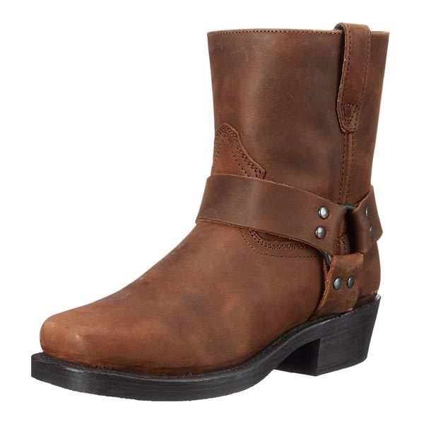 Heren Cowboylaarzen met Studs – Westernstijl met Vierkante Neus & Rits