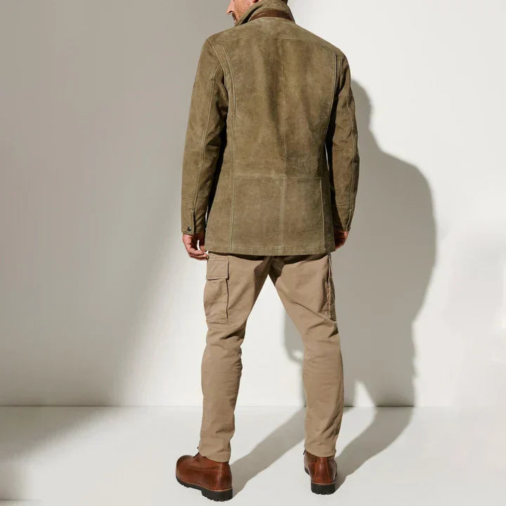 Vintage Herfstjas Heren – Klassiek & Getailleerd Tussenjack
