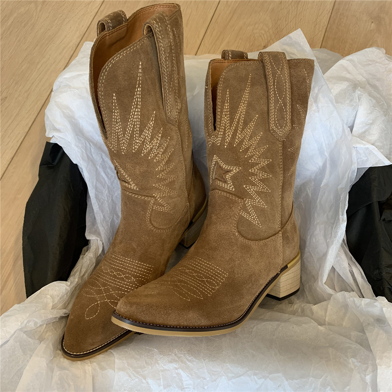 Western Stiefeletten Damen mit Absatz – Lässig & Stilvoll
