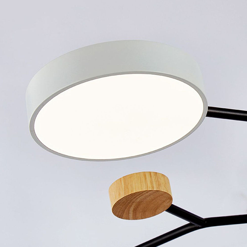 Scandinavian Led Bedroom Ceiling Fan Light