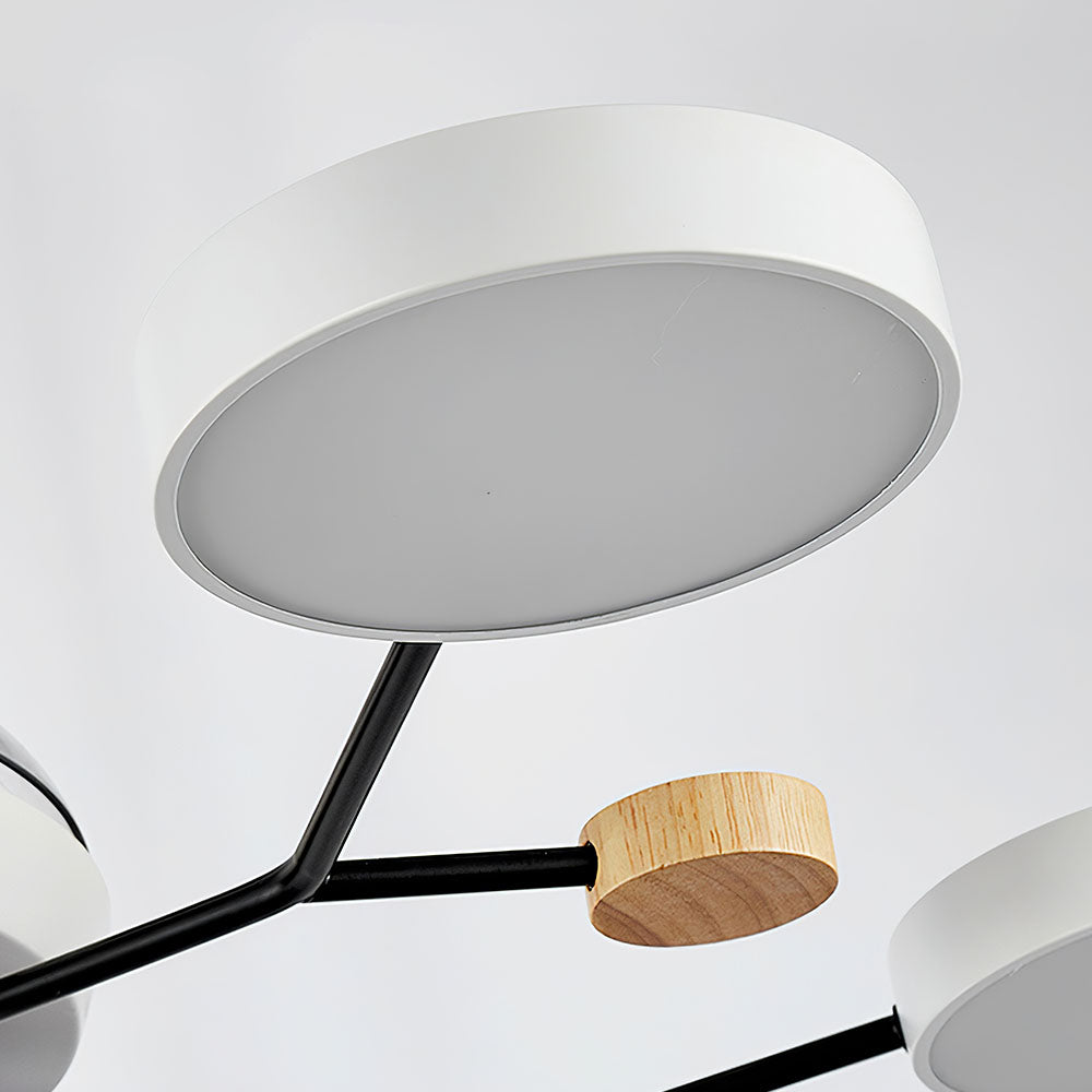 Scandinavian Led Bedroom Ceiling Fan Light