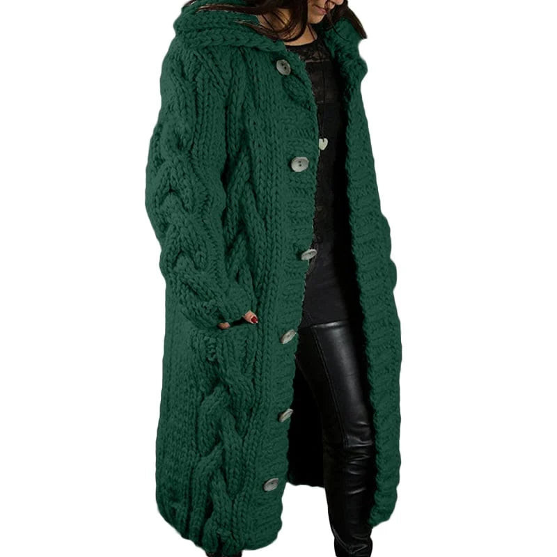 Herbst-Trenchcoat für Damen – Stilvoller langer Mantel mit Taschen-Details