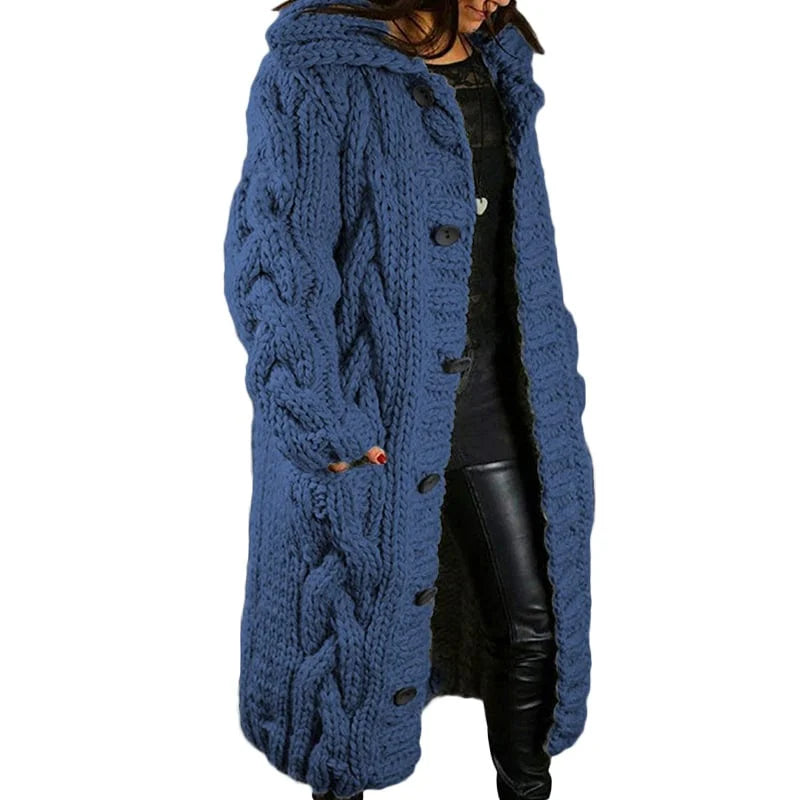 Herbst-Trenchcoat für Damen – Stilvoller langer Mantel mit Taschen-Details