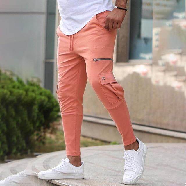 Herren-Jogginghose aus Baumwolle – Bequem mit Kordelzug und Taschen