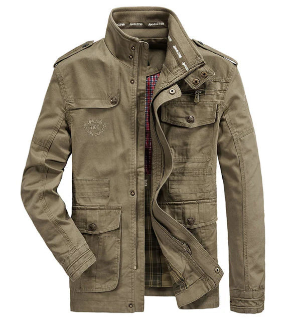 Herrenjacke mit mehreren Taschen – nachhaltig und leichtgewicht