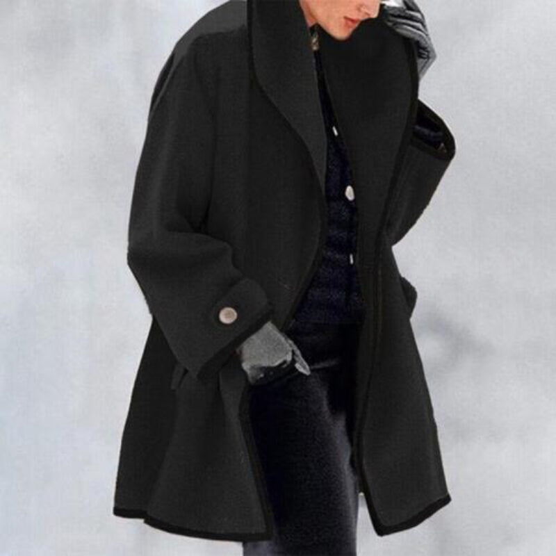 Elegante Dames Winter Trenchcoat met Dubbele Knopen | Ideaal voor Herfst & Winter