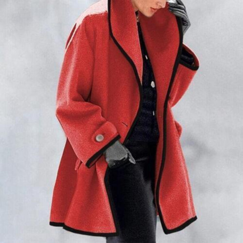 Elegante Dames Winter Trenchcoat met Dubbele Knopen | Ideaal voor Herfst & Winter