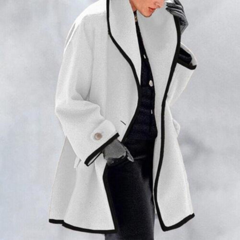 Elegante Dames Winter Trenchcoat met Dubbele Knopen | Ideaal voor Herfst & Winter