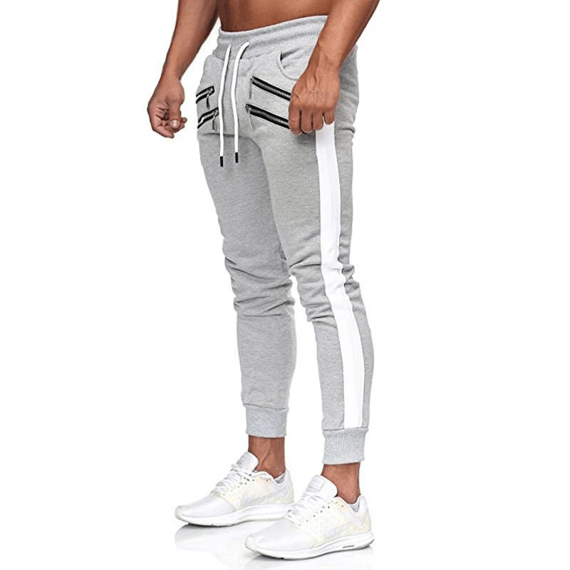 Bequeme Jogginghose für Herren mit Reißverschlusstaschen